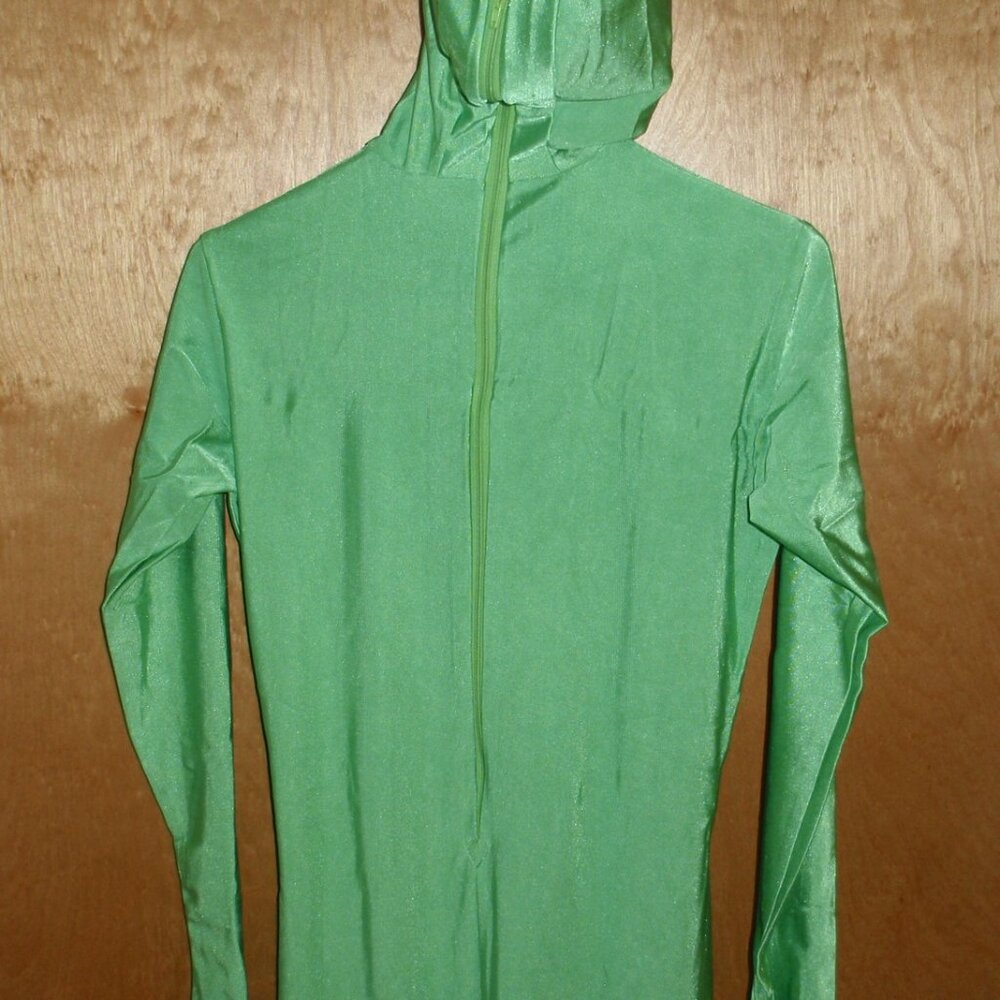 2nd Skin Alien Green SEXY BODYSUIT ZENTAI GIMP Green Screen Costume Halloween! - Picture 7 of 7